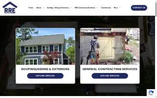 Raleigh Residential Exteriors website