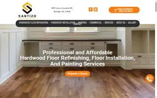 Santizo Hardwood Flooring LLC website