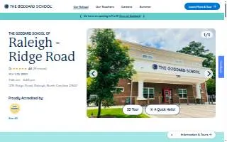 The Goddard School of Raleigh - Ridge Road website