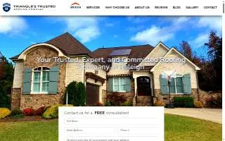 Triangle’s Trusted Roofing website