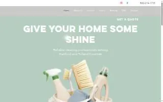 Sweet Sweeps Cleaning services website