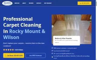 AWilkins Carpet Cleaning website