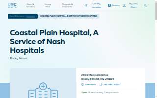 Coastal Plain Hospital, A Service of Nash Hospitals