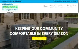 Heating & Air Conditioning website