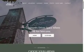 Larema Coffee House of Rocky Mount website