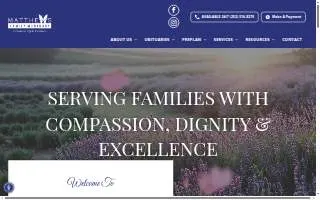 Matthews Family Mortuary website
