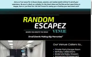 Random Escapez of Rocky Mount website