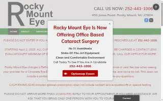 Rocky Mount Eye, PA (Formerly Watson Eye Associates): Robertson Thomas J MD website