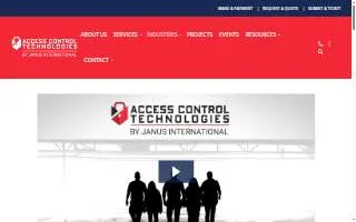 Access Control Technologies of Salisbury website
