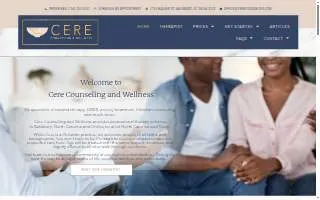 Cere Counseling and Wellness website