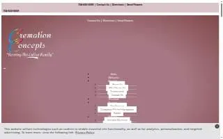 Cremation Concepts, LLC website