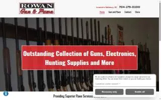 Rowan Gun & Pawn website