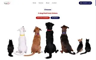 StonePaw Dog Training of Salisbury website