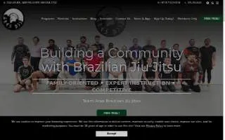 Ares BJJ Sanford website