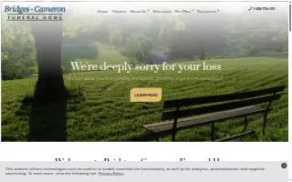 Bridges-Cameron Funeral Home website