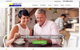 Bright Audiology website