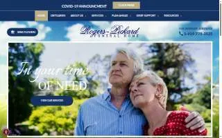 Rogers Pickard Funeral Home website