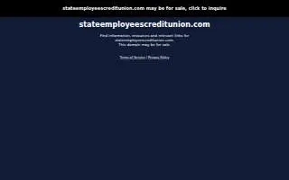 State Employees’ Credit Union of Sanford website