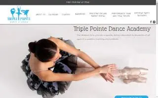 Triple Pointe Dance Academy website