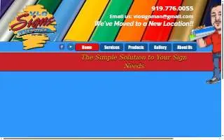 VLO Signs & Graphics website
