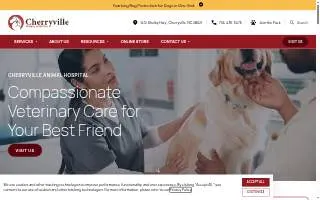 Cherryville Animal Hospital website