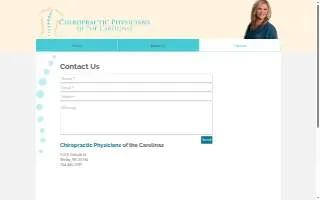 Chiropractic Physicians of the Carolinas website