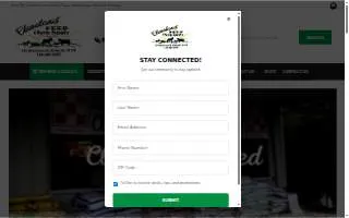 Cleveland Feed & Farm Supply website