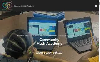 Community Math Academy website