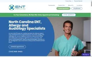 ENT Carolina of Shelby website