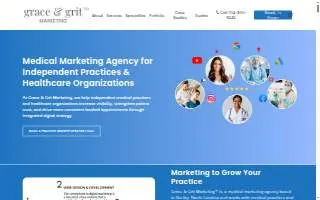 Grace & Grit Marketing of Shelby website