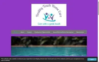 Healthy Touch Home Care website