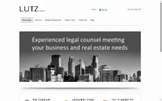 Lutz Law Firm, PLLC of Shelby website