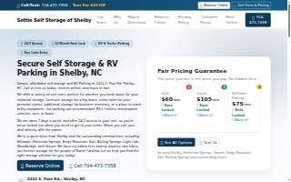 Settle Storage Center