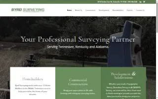 Byrd Surveying PA website