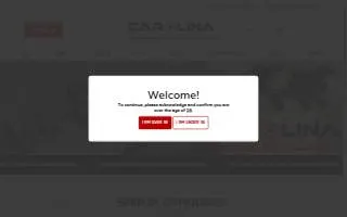 Carolina Sporting & Security website