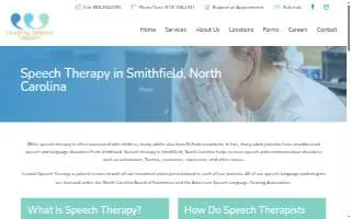 Coastal Speech Therapy Inc. of Smithfield website