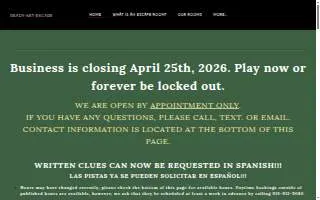 Ready Set Escape of Smithfield website