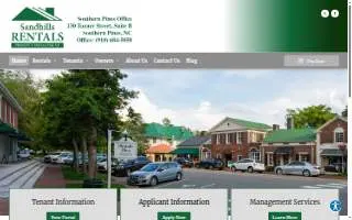 Sandhills Rentals, LLC website