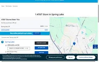 AT&T Store of Spring Lake website