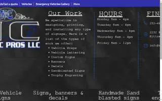 NC Graphic Pros LLC of Spring Lake website