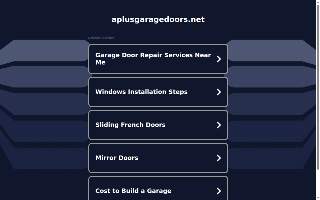 A Plus Garage Doors