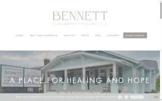 Bennett Counseling and Wellness website