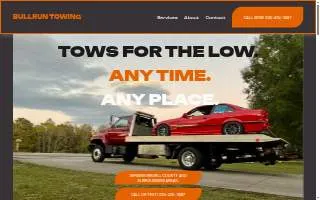 Bullrun Towing website
