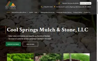 Cool Springs Mulch & Stone website