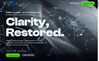 First Class Auto Glass NC of Statesville website