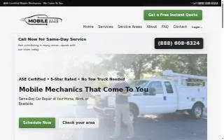 Mobile Auto Repair website