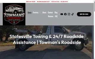 Towmans Roadside website
