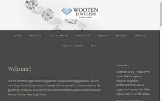 Wooten Jewelers website