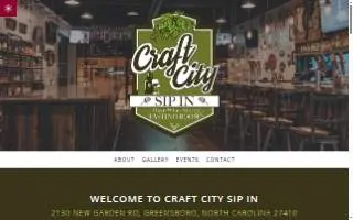 Craft City Sip-In website