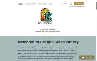 Dragon Glass Winery website